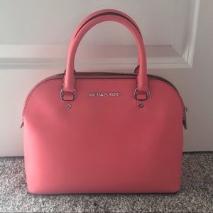 Coral Michael Kors purse